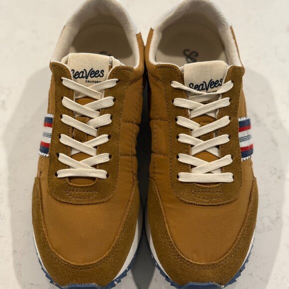 NEVER WORN! SeaVees Women's Royal Runner - Tan & Blue - Women's 8.5 - Picture 3 of 6